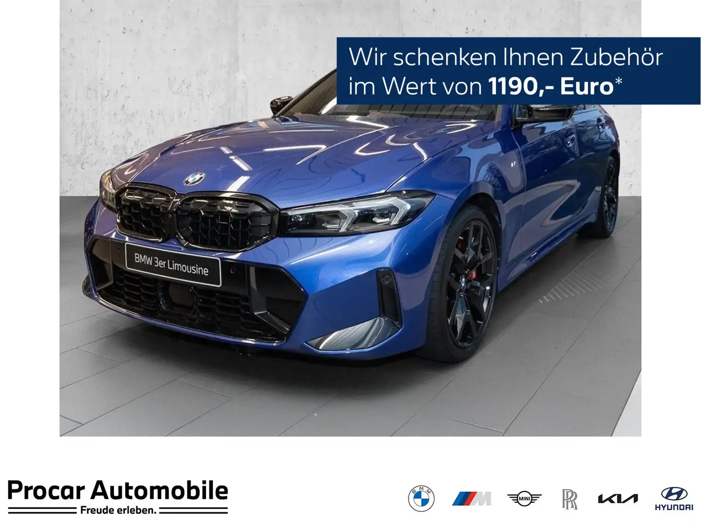 BMW 340 M340d xDrive M Sport Pro HK HiFi AHK Standhzg. Albastru - 1