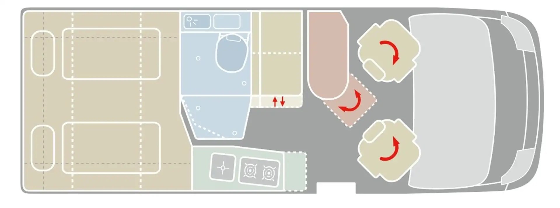 VanTourer 600 L Fiat 140 PS ++MEGA DEAL++ Grau - 2