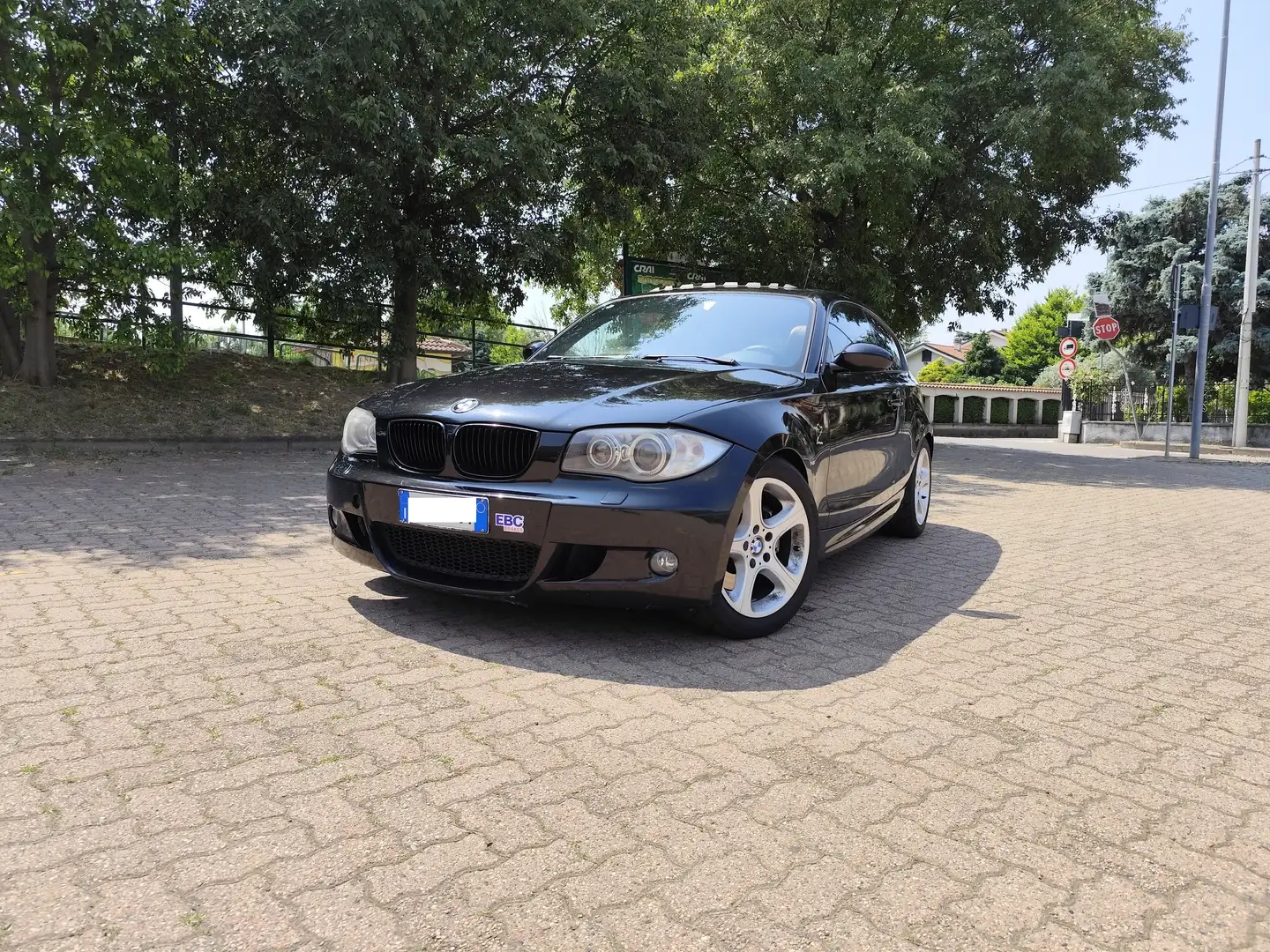 BMW 123 BMW 123d  Msport full opt, tetto, pelle, gancio Nero - 2