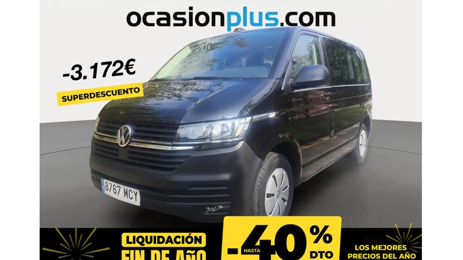 Volkswagen T4 Caravelle 2.0TDI 4MO Batalla Corta Aut. 110kW Noir - 1
