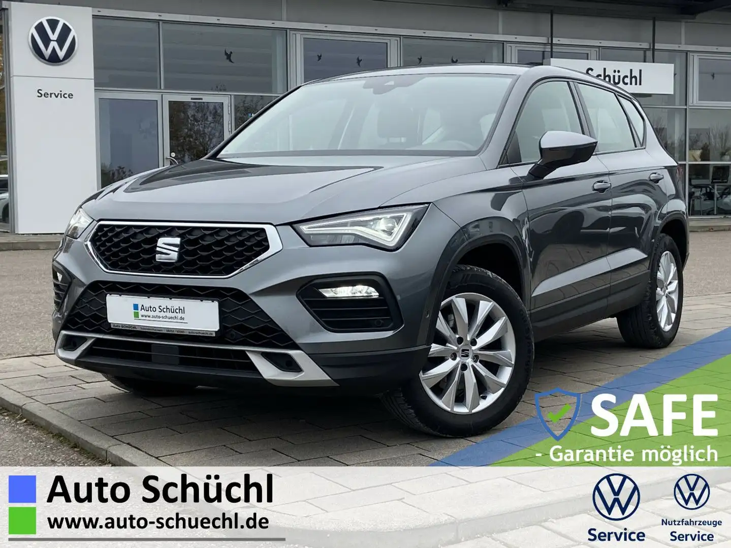 SEAT Ateca 2.0 TDI DSG 4-DRIVE Style 17"+BEATS+NAVI-P Grau - 1
