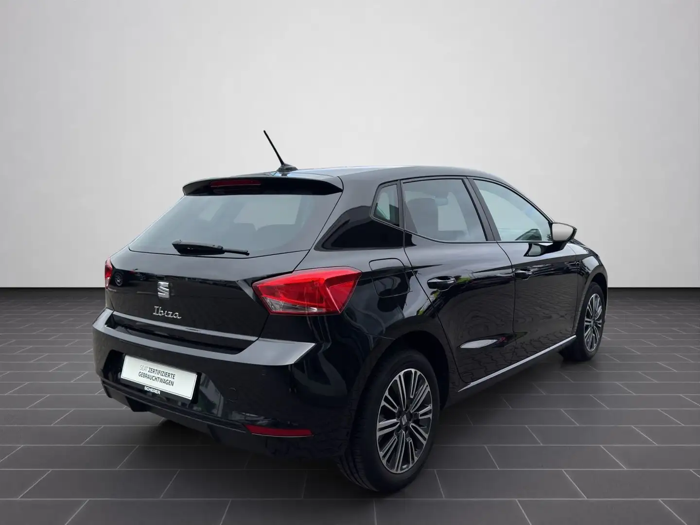 SEAT Ibiza 1.0 TSI Style RFK PDC SHZ KLIMA Schwarz - 2