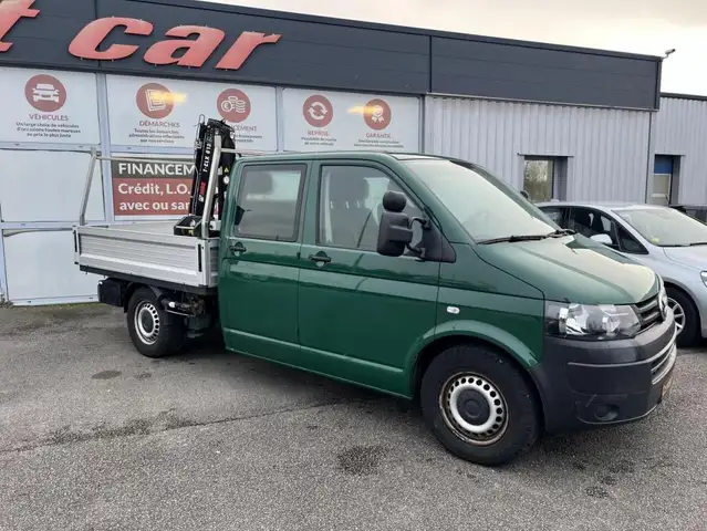 Volkswagen Transporter 4MOTION L2 3.0T 2.0TDI 140cv DOUBLE CABINE + Grue Hiab T-CLX 013 + TVA RECUPERABLE