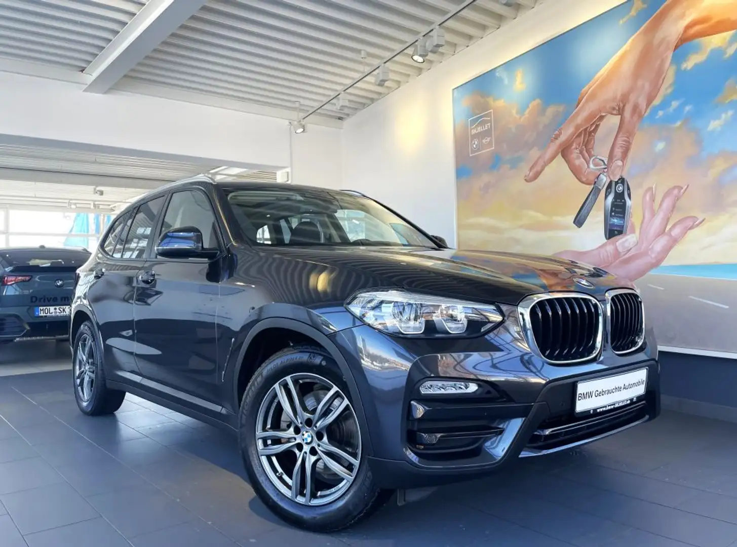 BMW X3 xDr.20d Aut.-8G PANO+AHK+LED+TEMP+NAVI+PDC+ Grey - 2