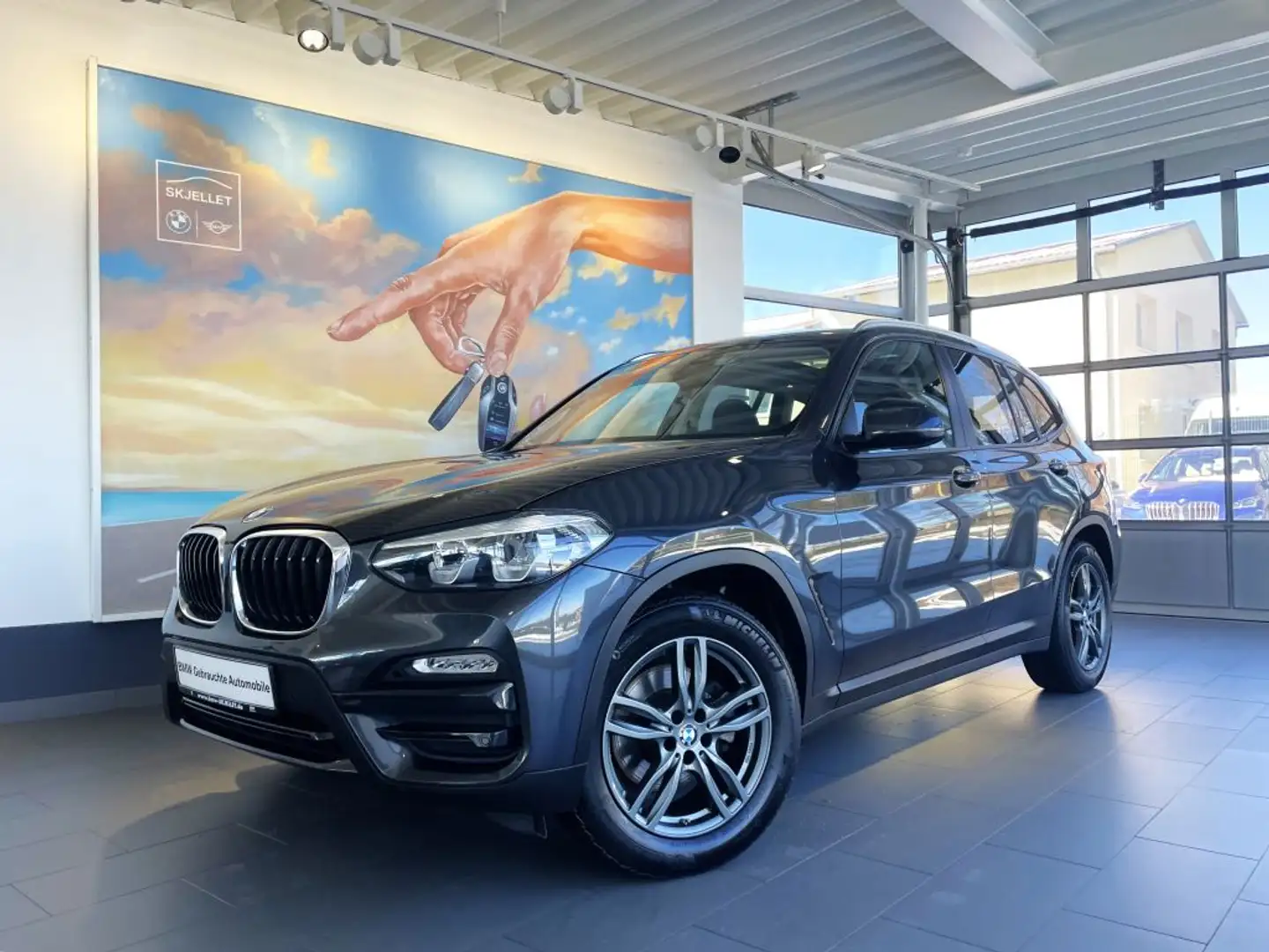 BMW X3 xDr.20d Aut.-8G PANO+AHK+LED+TEMP+NAVI+PDC+ Grey - 1