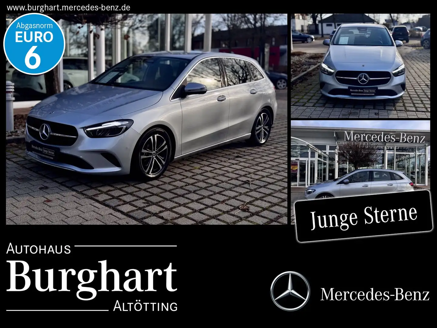 Mercedes-Benz B 200 B 200 d Progressive/Navi/Autom./Klima/LED Sitzhzg. Silber - 1