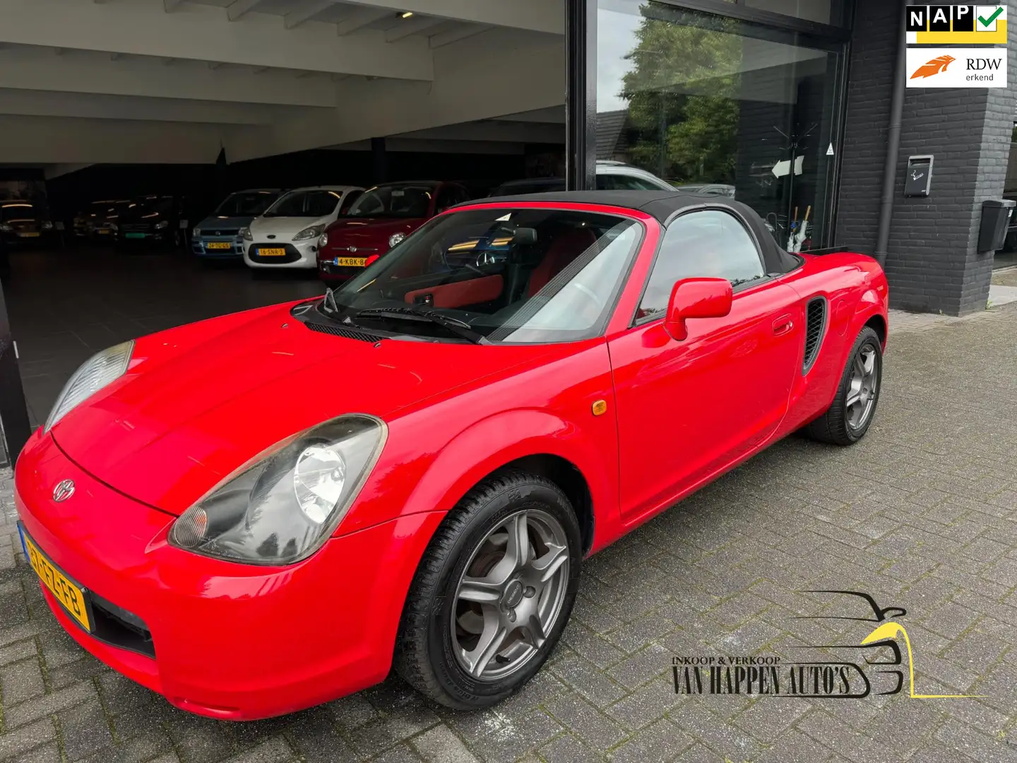 Toyota MR 2 1.8-16v VVT-i / NIEUWE SOFT-TOP / APK 3-2026 Roşu - 1