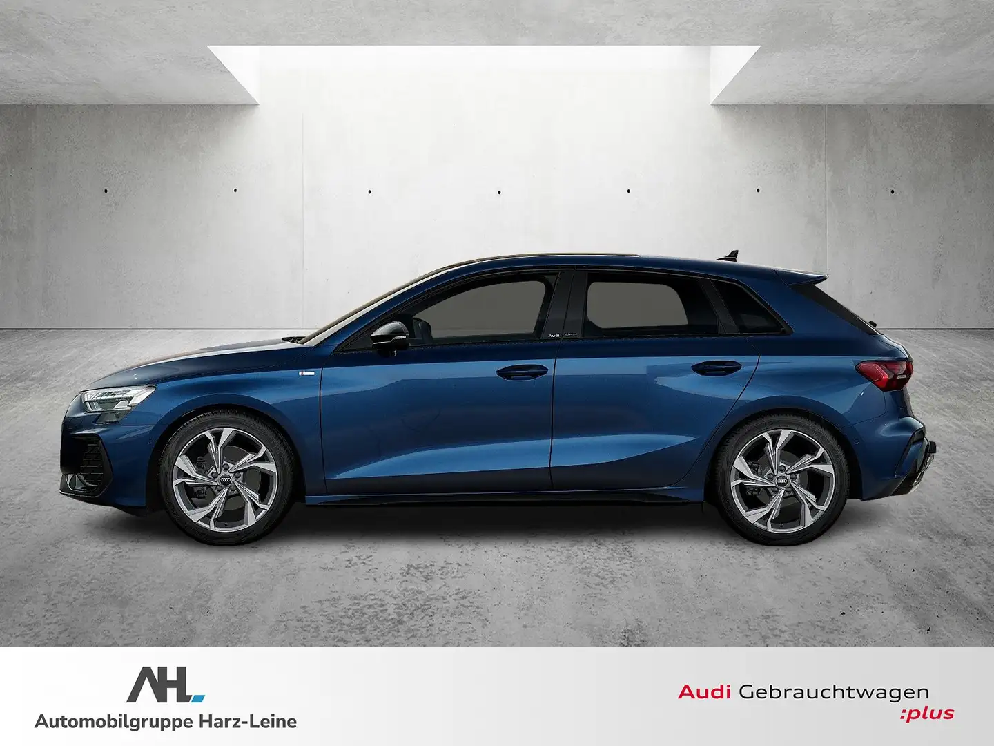 Audi A3 Sportback 35 TFSI S line S-tronic LED Navi ACC Pan Bleu - 2