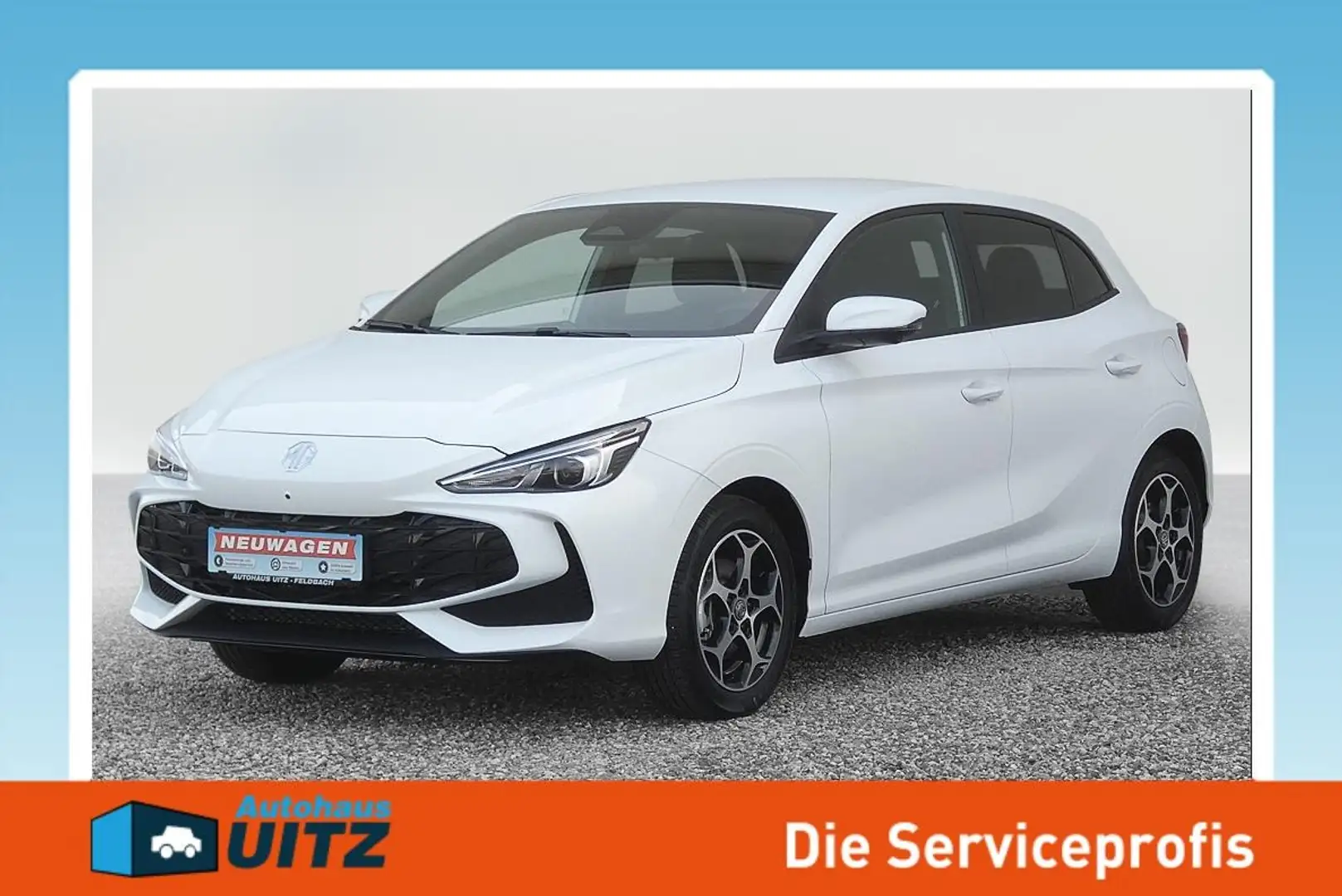 MG MG3 1,5 HEV Luxury +Fahrass+LED+360° Weiß - 1