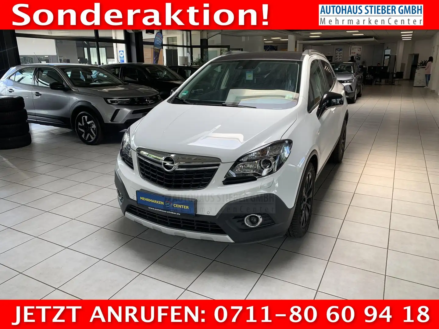 Opel Mokka-E Innovation NAVI+EPH-vo-hi 103 kW (140 PS), Scha... Wit - 1