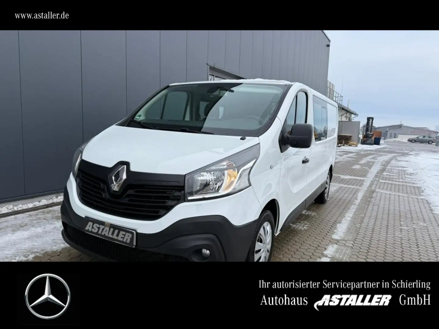 Renault Trafic 1,6 dCi L2H1 Doka Mixto 2,9t Komfort 6Sit Weiß - 1