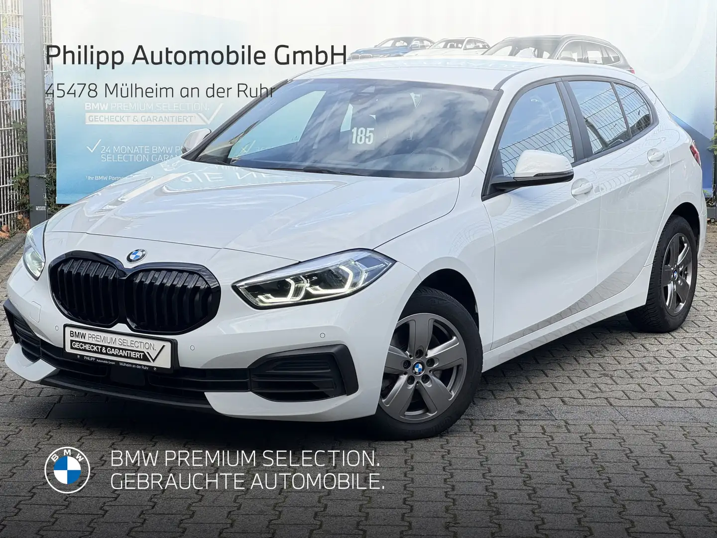 BMW 116 i LenkradHzg Autm.Heckl LED NAVI PDC SHZ Weiß - 1