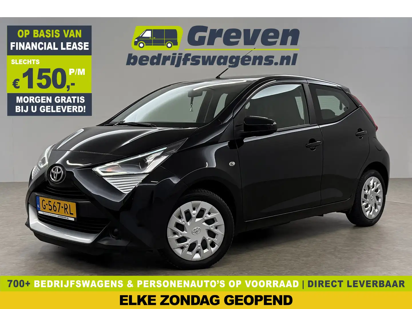Toyota Aygo 1.0 VVT-i x-play Airco LED Cruise Camera Navigatie Zwart - 1
