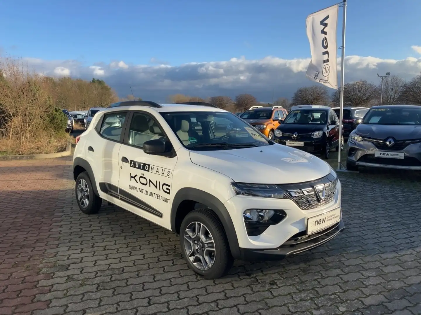 Dacia Spring Automatik Klima Navi Rückfahrkamera Weiß - 2