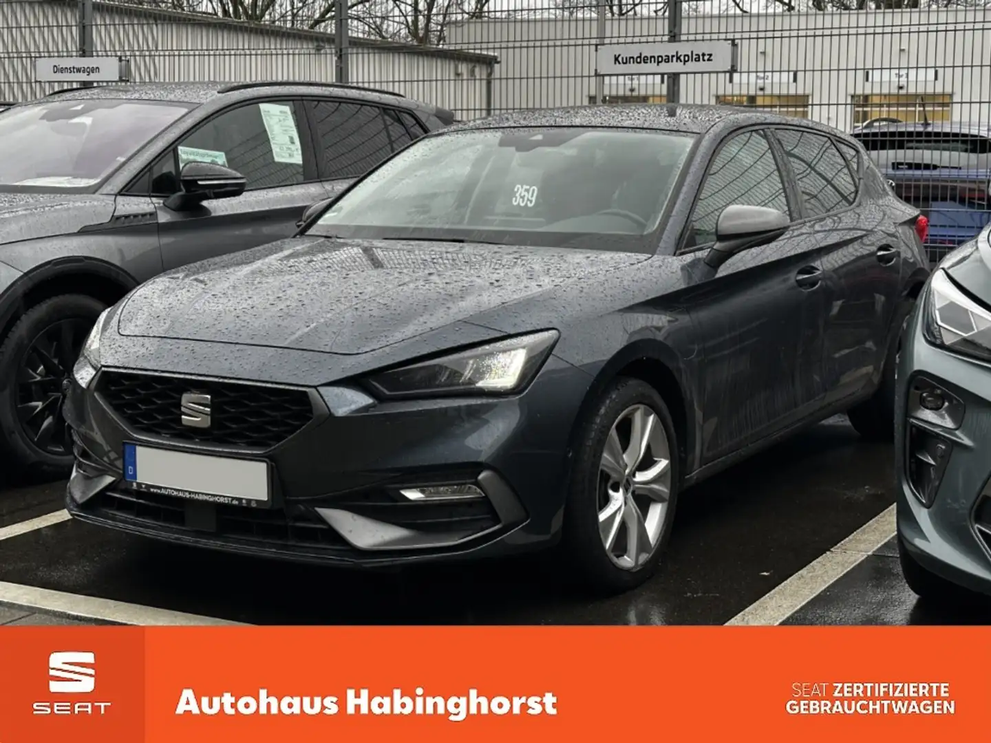 SEAT Leon 1.4 e-HYBRID DSG FR ACC LED SHZ Pano Kessy Grau - 1
