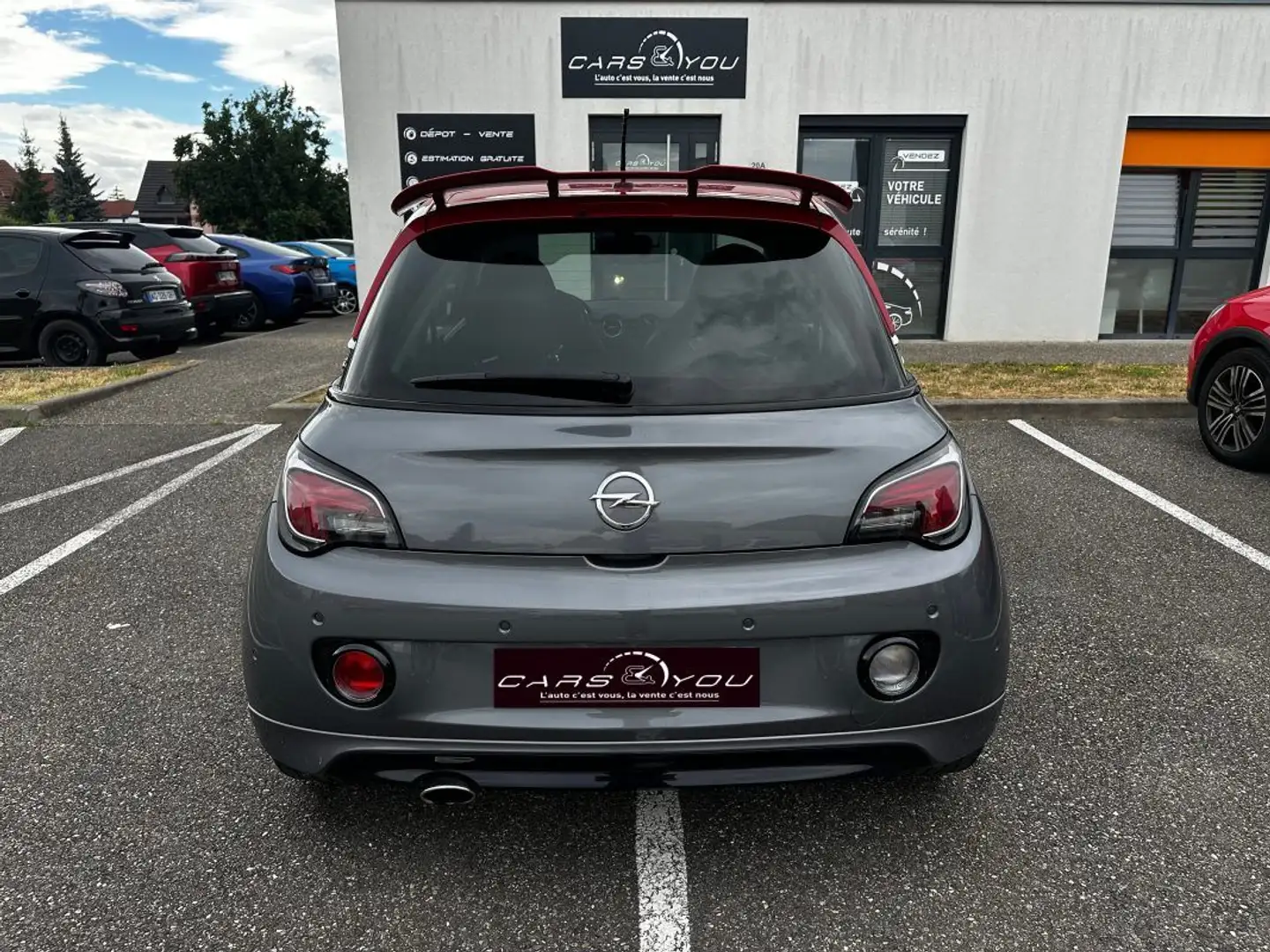 Opel Adam 1.4 Turbo 150ch S RECARO Gris - 2