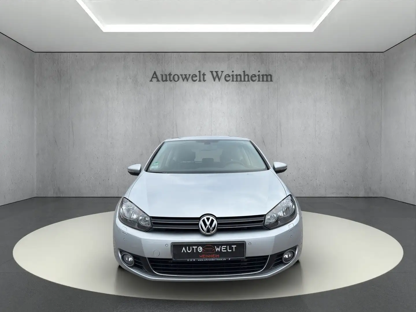 Volkswagen Golf GOLF°VI°HIGHLINE°1.HAND°23TKM°AUT°LEDER°SHZ°PDC° Argent - 2