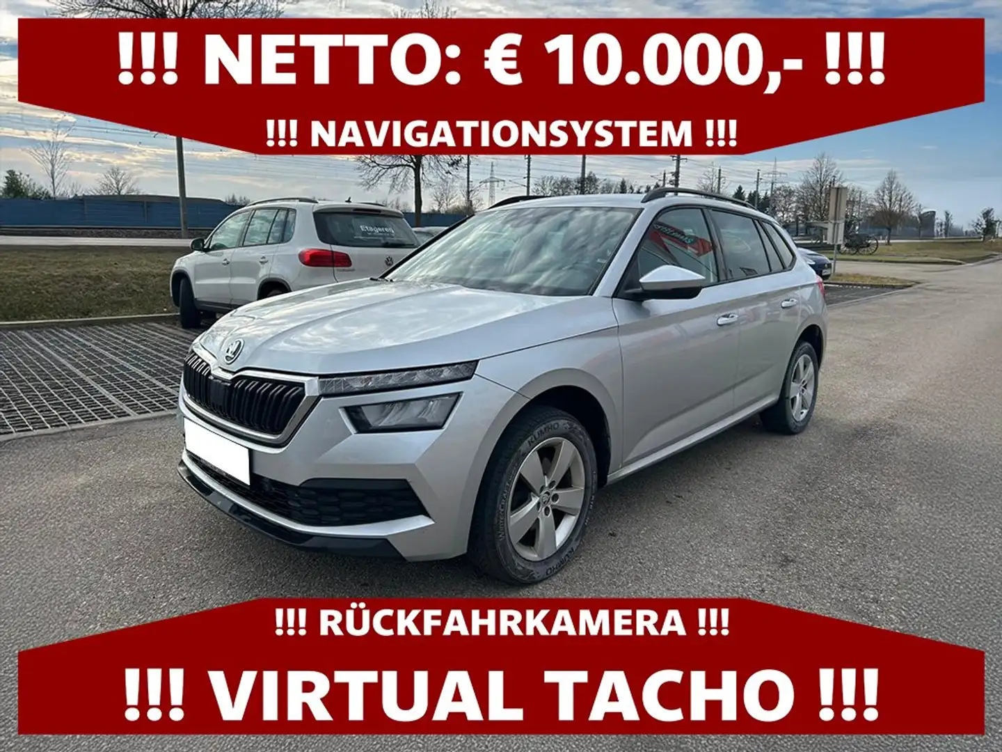 Skoda Kamiq STYLE | NETTO: € 10.000 | VIRTUAL TACHO | NAVI Silber - 1