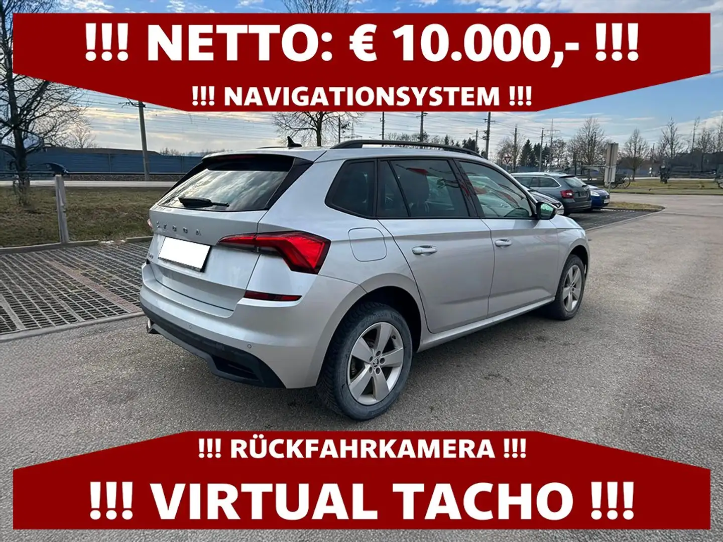 Skoda Kamiq STYLE | NETTO: € 10.000 | VIRTUAL TACHO | NAVI Silber - 2