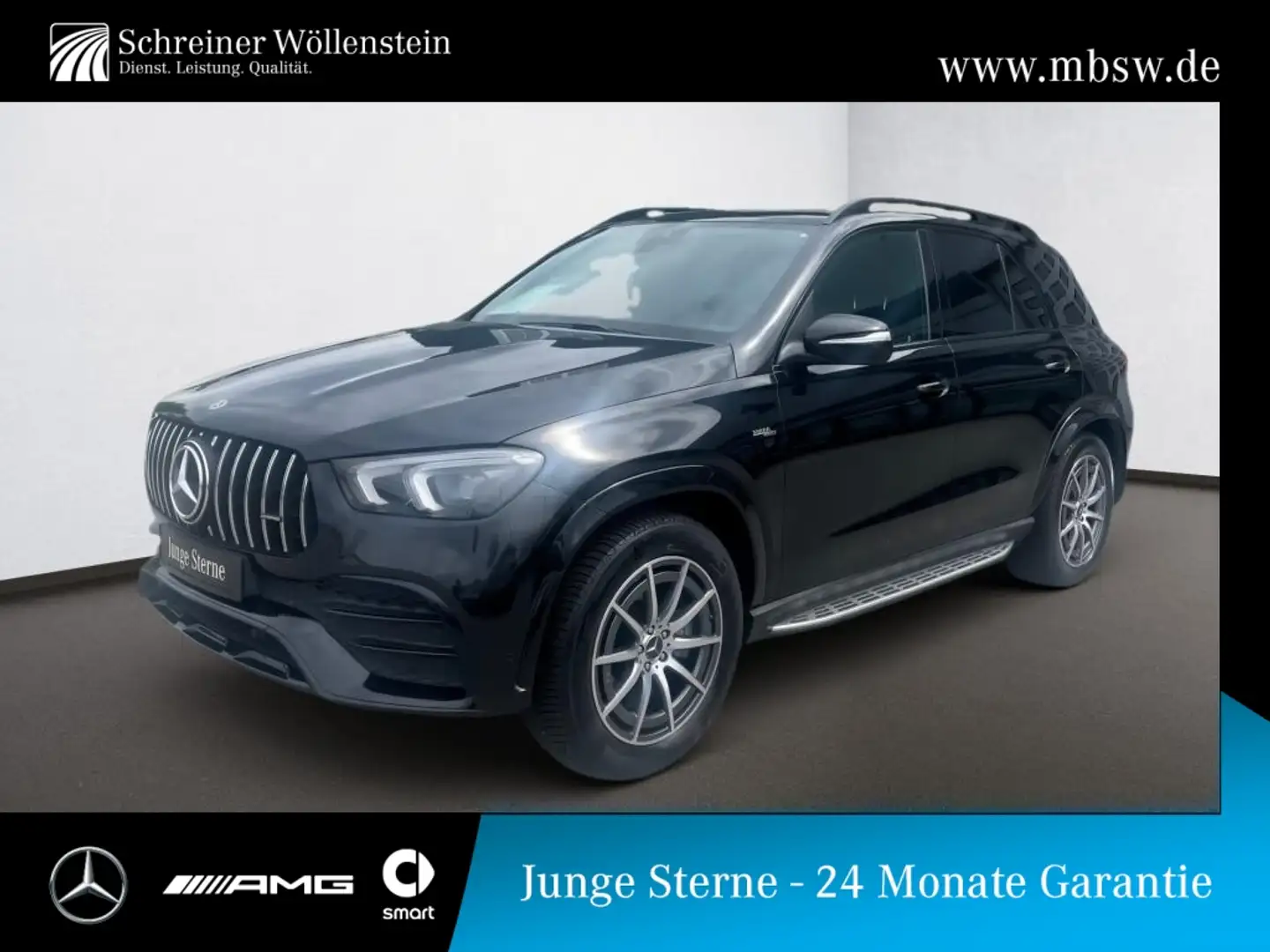 Mercedes-Benz GLE 53 AMG 4M+ *Pano*AHK*MBUX*RKam*Wide*PTS*Shz crna - 1
