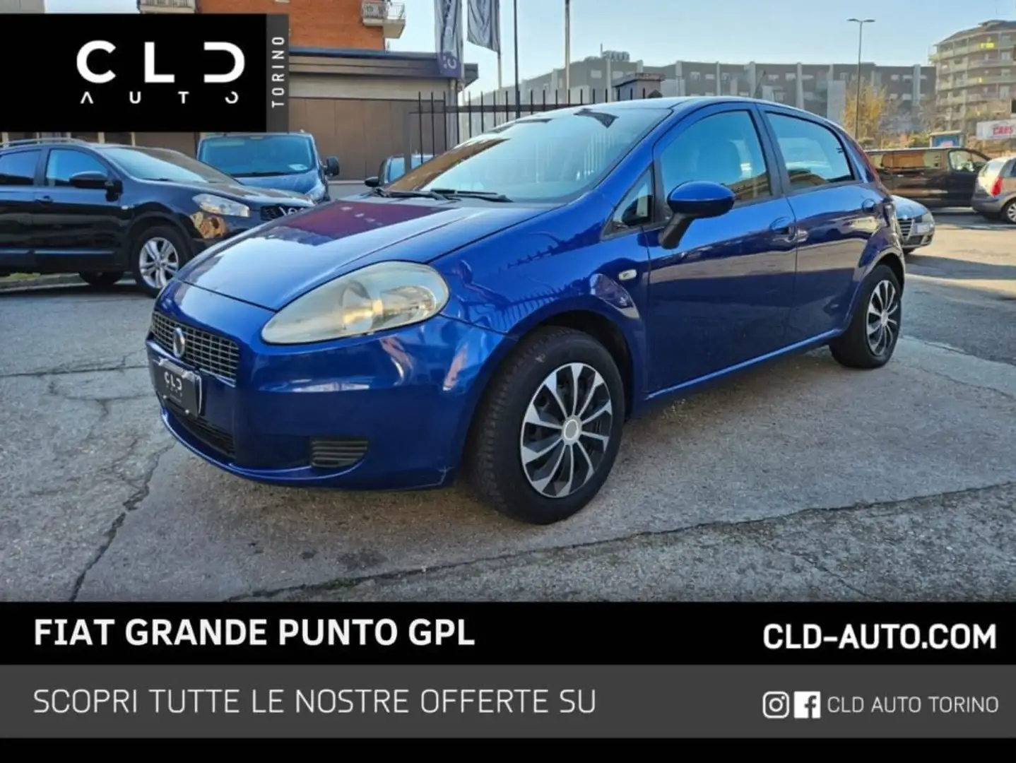 Fiat Grande Punto 1.2 5 porte GPL Blau - 1