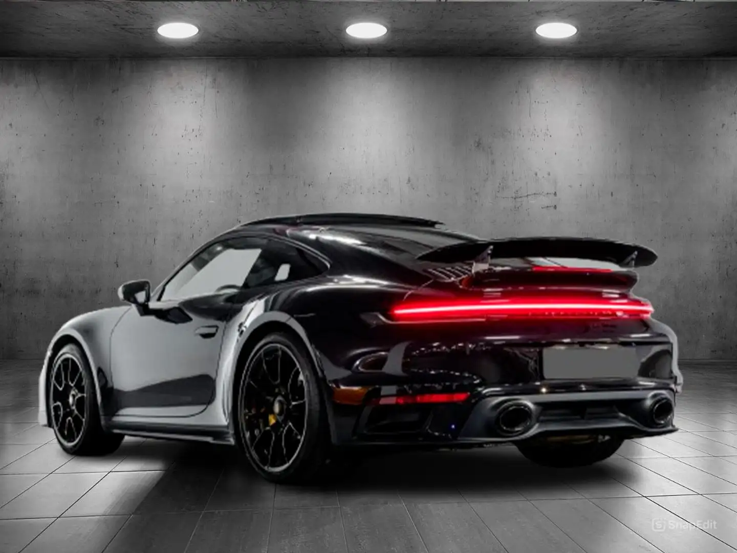Porsche 911 (992) Turbo S Coupe Zwart - 2