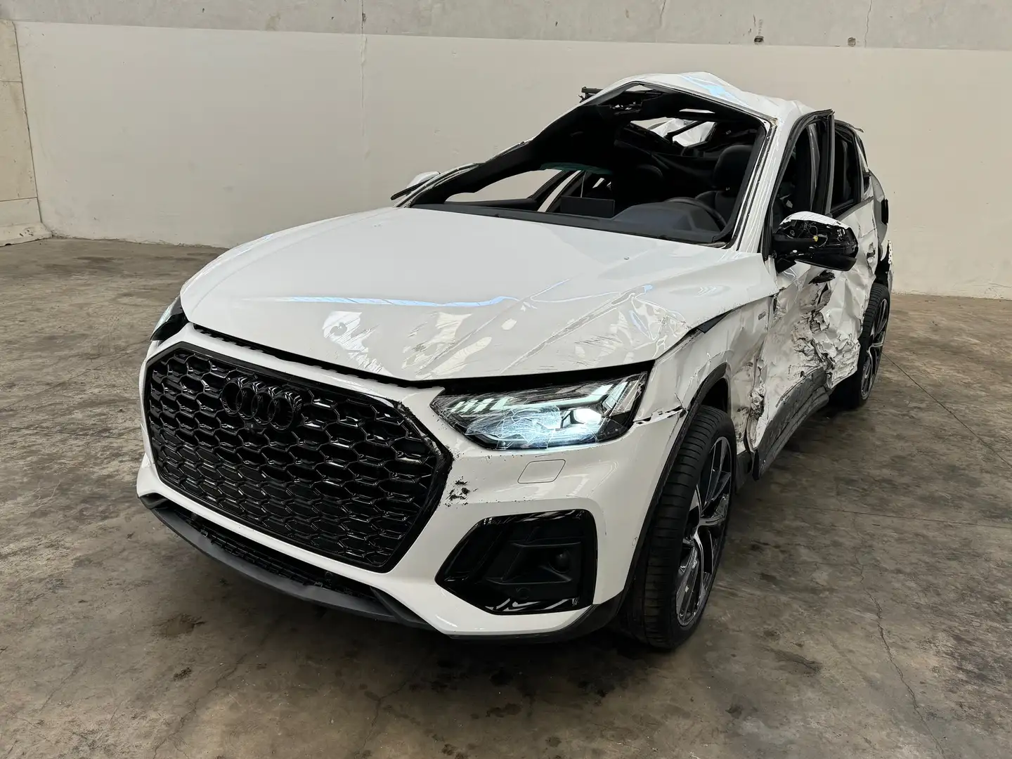 Audi Q5 Sportback 50 TFSI e Plug-In quattro S-Line Plus Blanc - 1