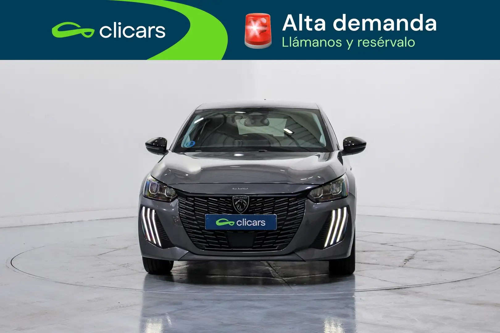 Peugeot 208 1.2 Hybrid Allure e-DCS6 100 Gris - 2