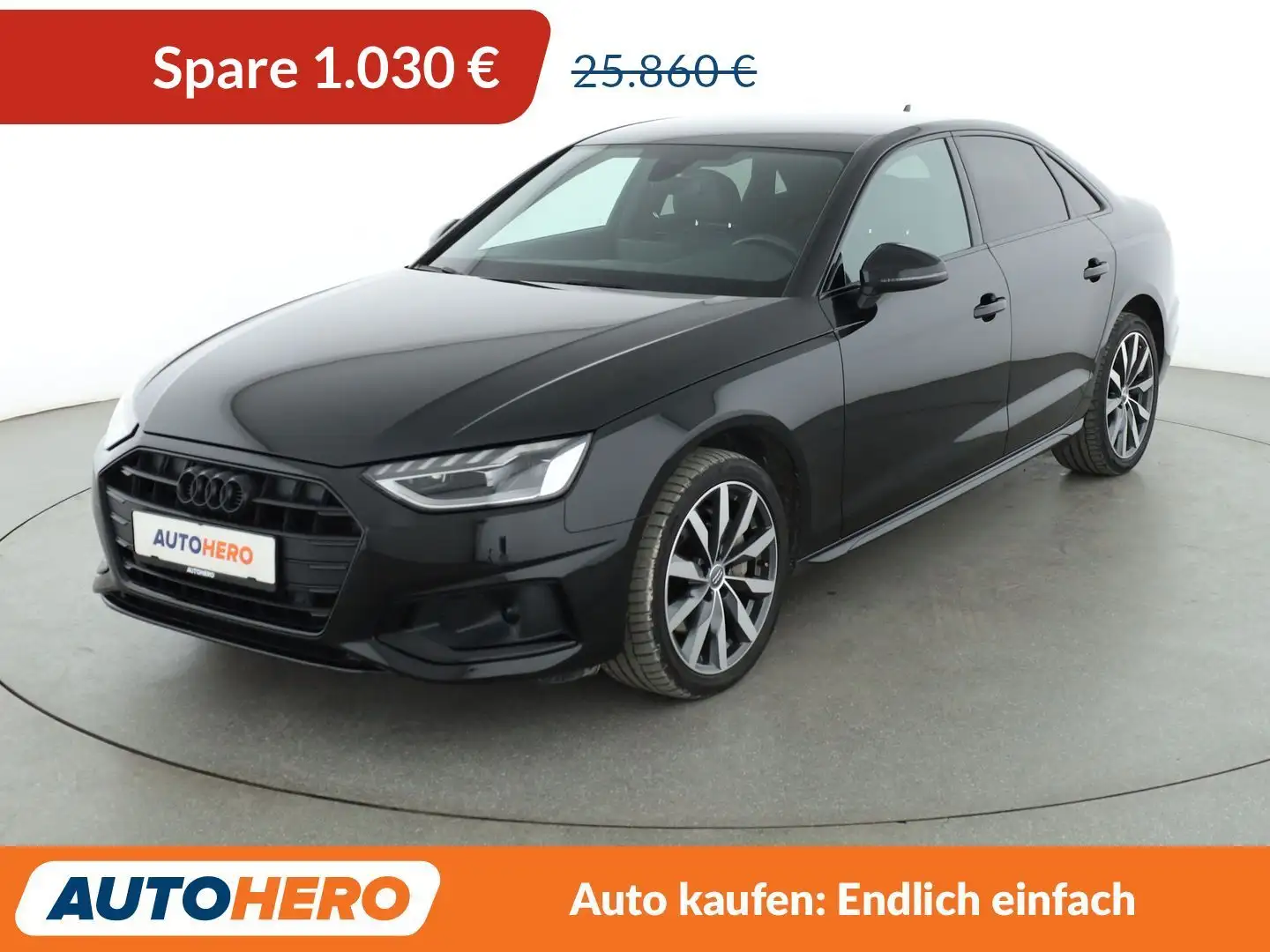 Audi A4 40 TDI advanced Aut.*NAVI*PDC*ACC*LED* Schwarz - 1