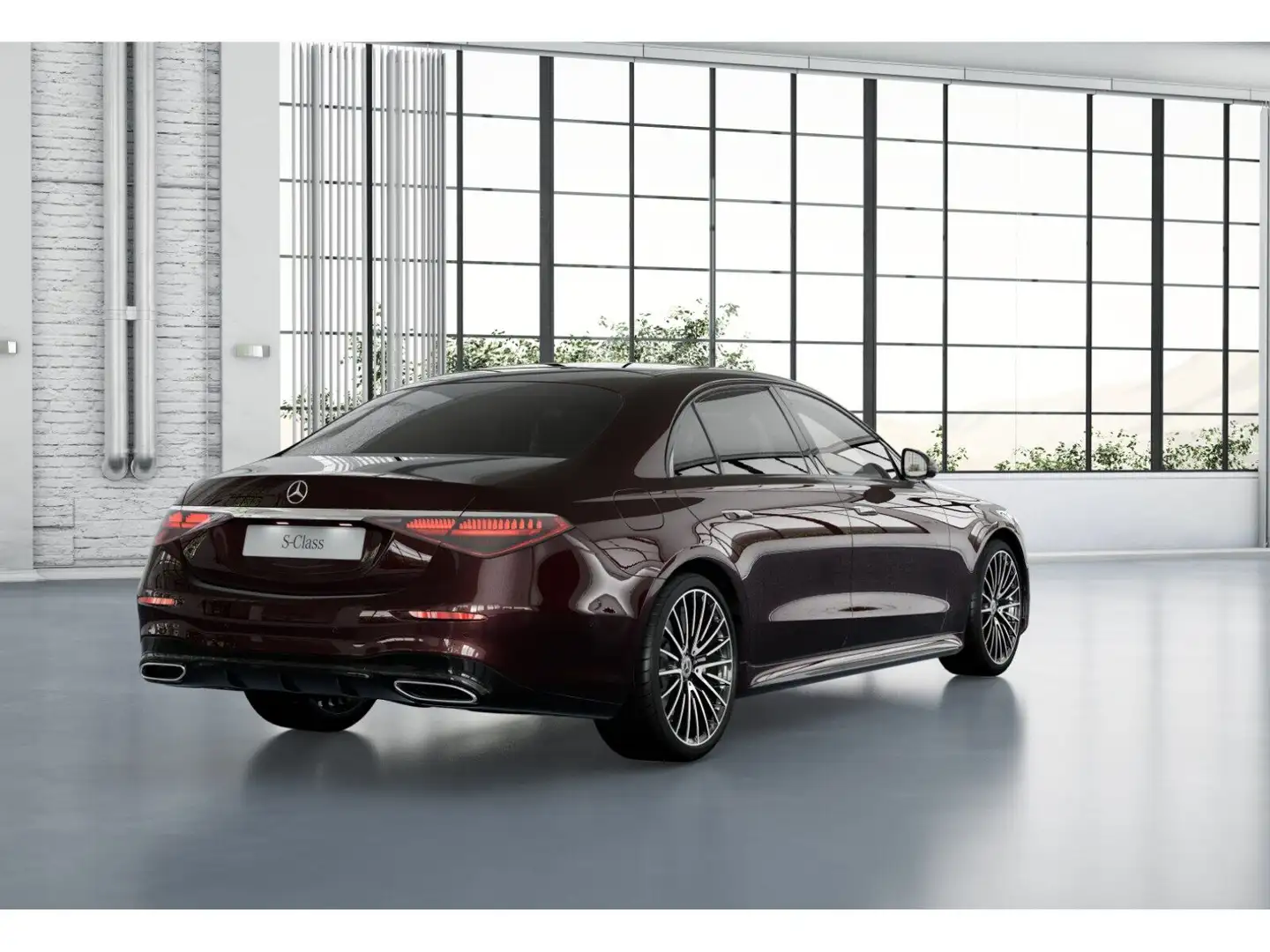 Mercedes-Benz S 400 d 4M L AMG-Sport/Pano/Burm/Sitzklima/Stdhz Rot - 2