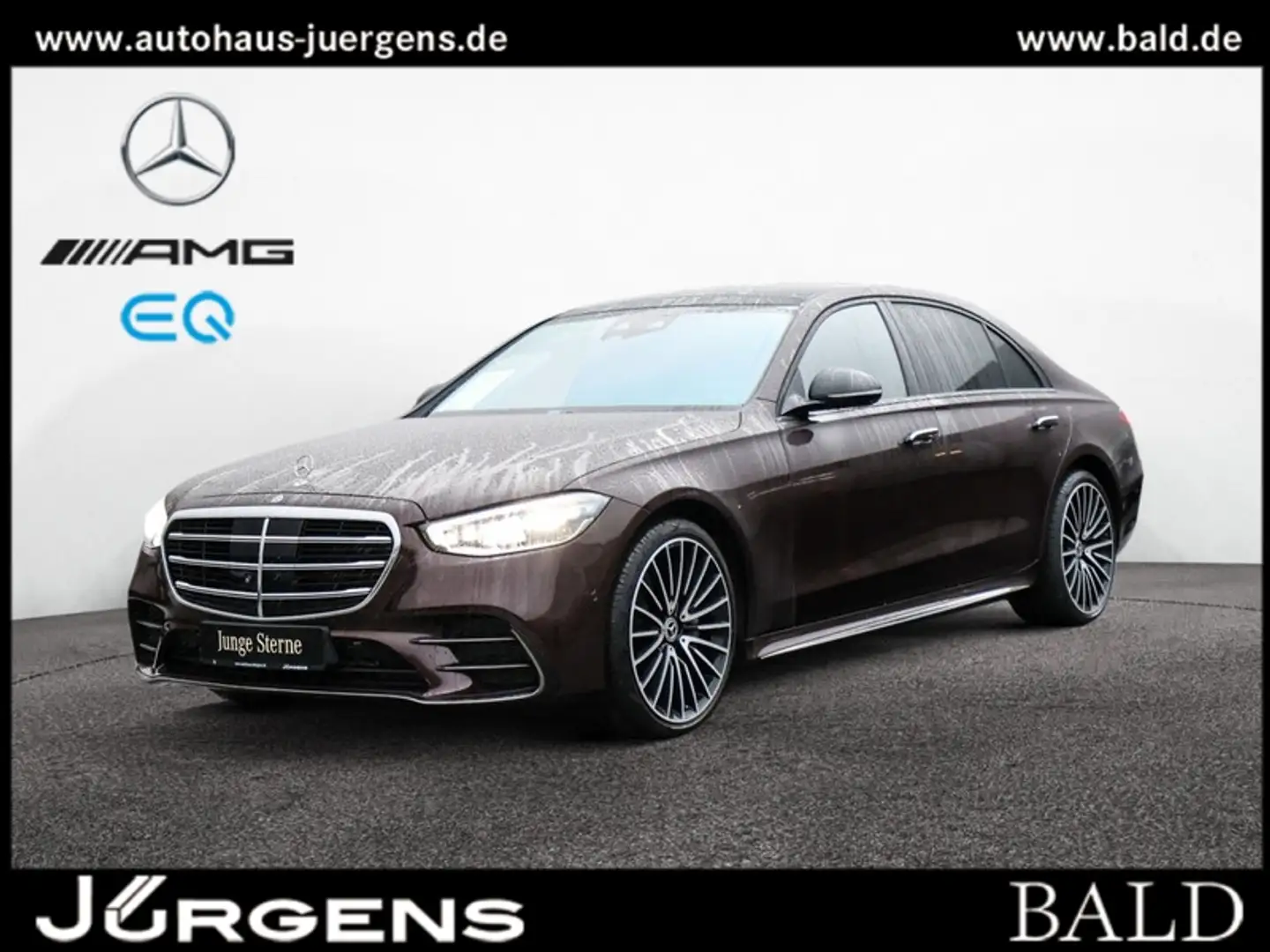 Mercedes-Benz S 400 d 4M L AMG-Sport/Pano/Burm/Sitzklima/Stdhz Rot - 1