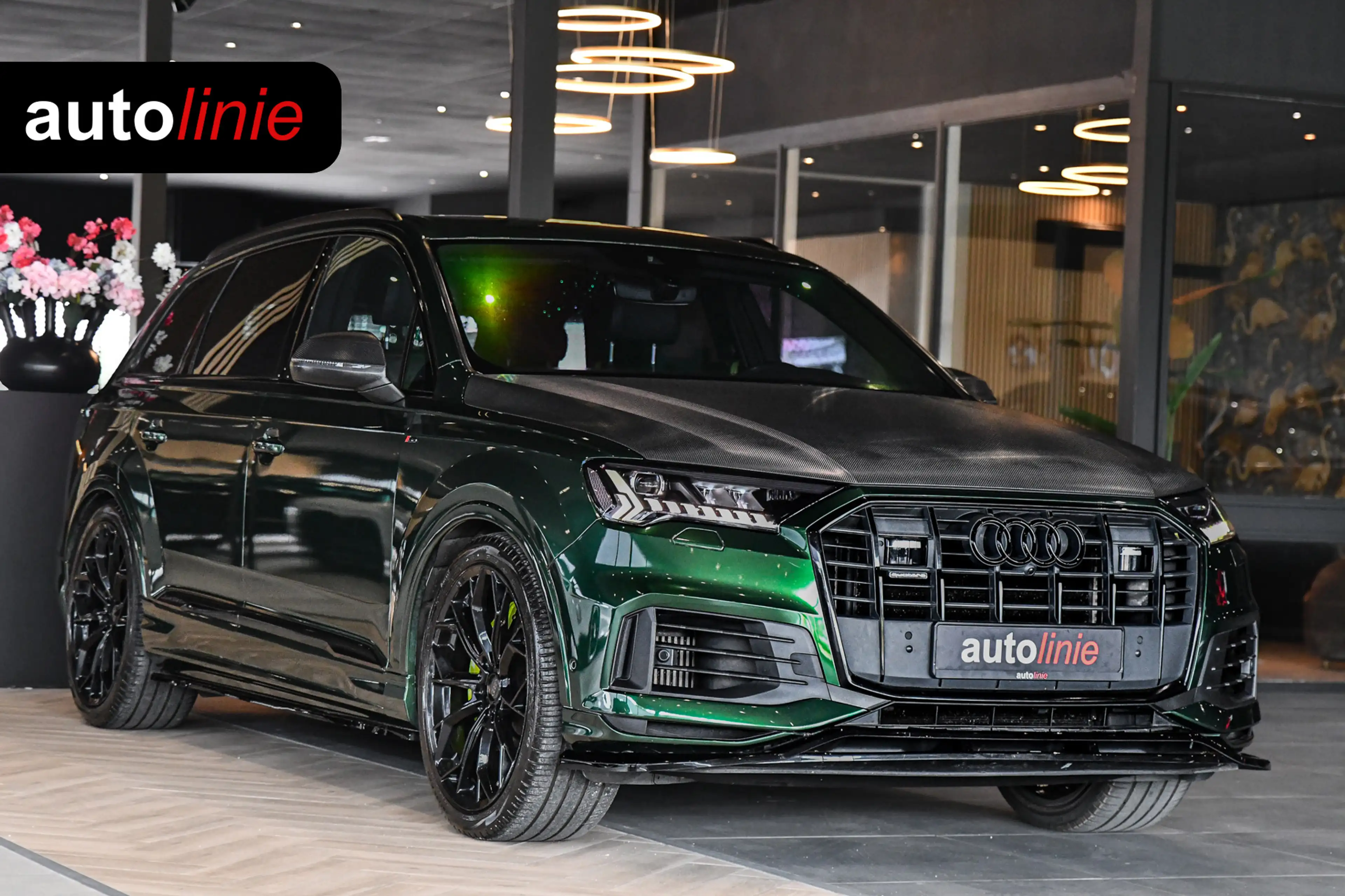 Audi Q7 55 TFSI e quattro S-Line, SQ7 look, Sterrenhemel,