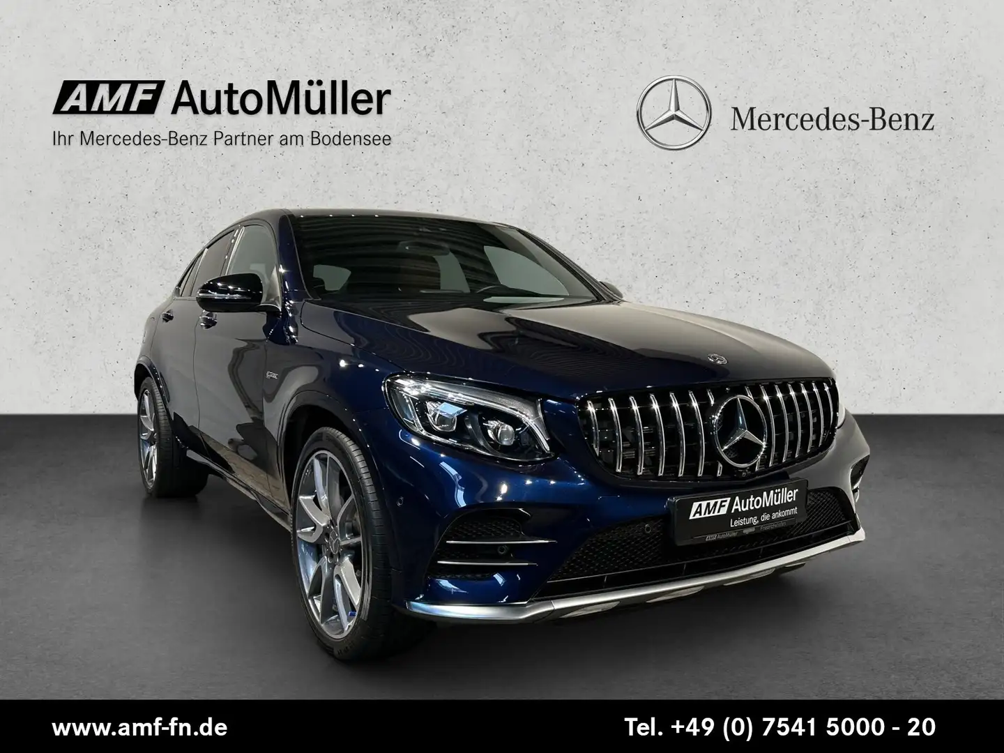 Mercedes-Benz GLC 43 AMG GLC 43 AMG 4M Coupé SHD+AHK+LED-ILS+360°+STANDH. Blu/Azzurro - 1