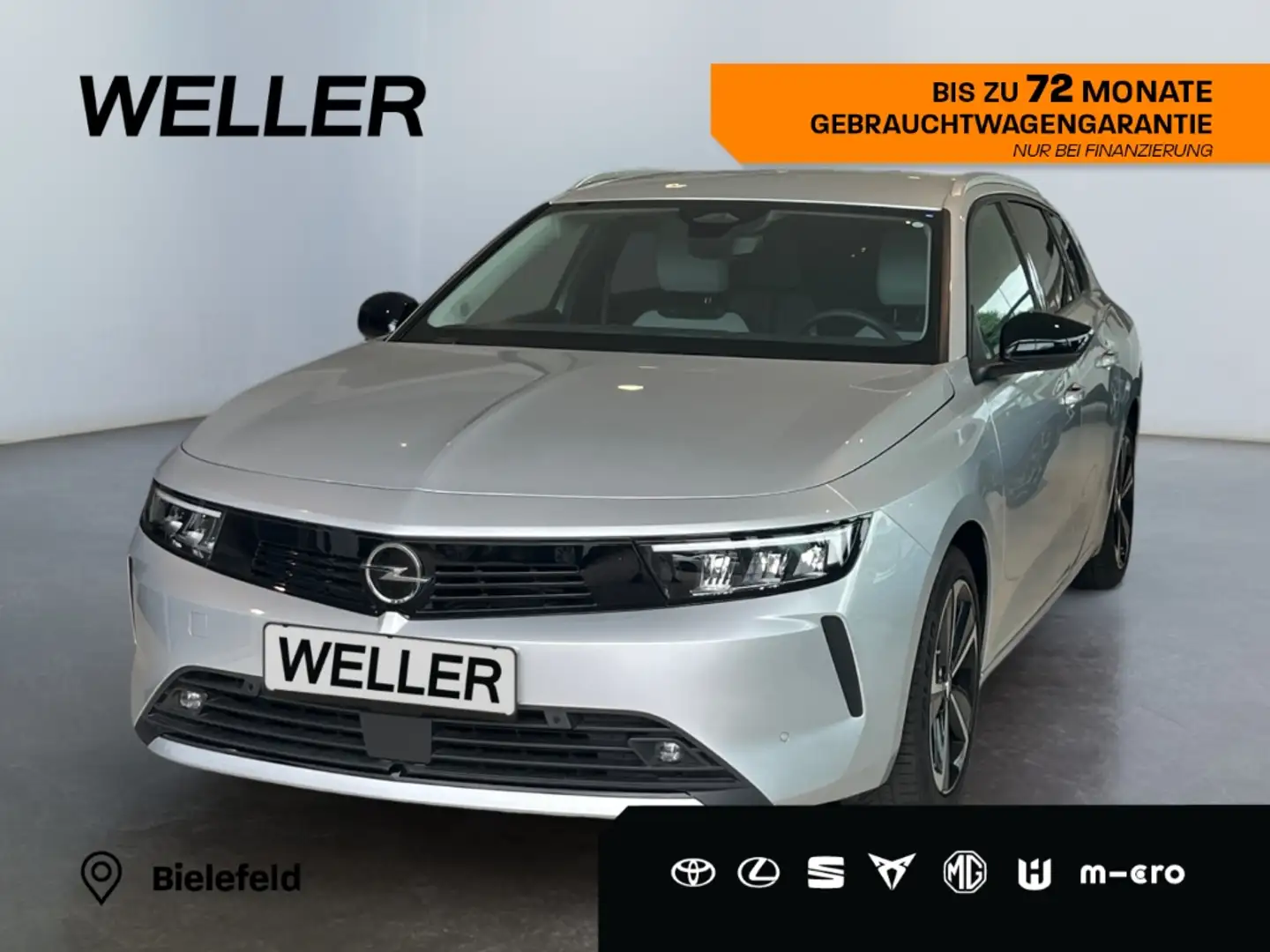 Opel Astra ST 1.5 D Automatik Elegance *AHK*el Heck* Grijs - 1