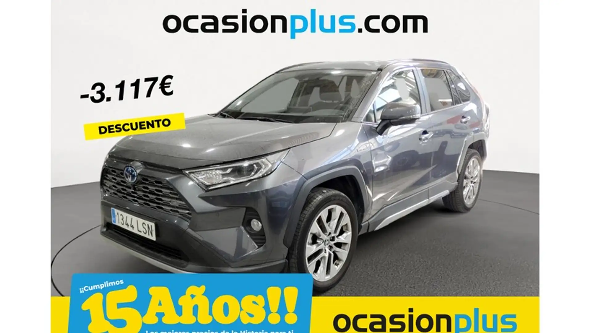 Toyota RAV 4 2.5 hybrid 2WD Luxury Grijs - 1