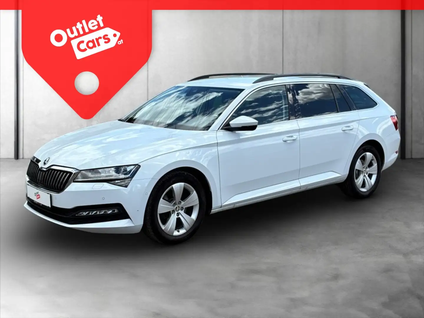 Skoda Superb Combi 2.0 TDI Ambition MATRIX+LED+NAVI+LM Weiß - 1