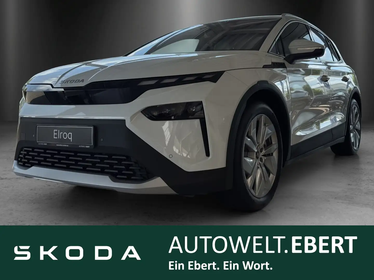 Skoda Elroq 85 Alpha 82 kWh 210 kW/LED/NAVI/360G/ACC Biały - 1