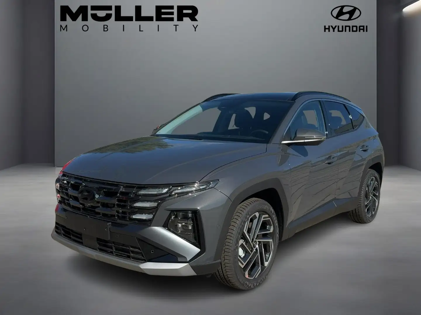 Hyundai TUCSON 1.6 T-GDI Prime HUD|S-Dach|TWA|Pano Grijs - 1