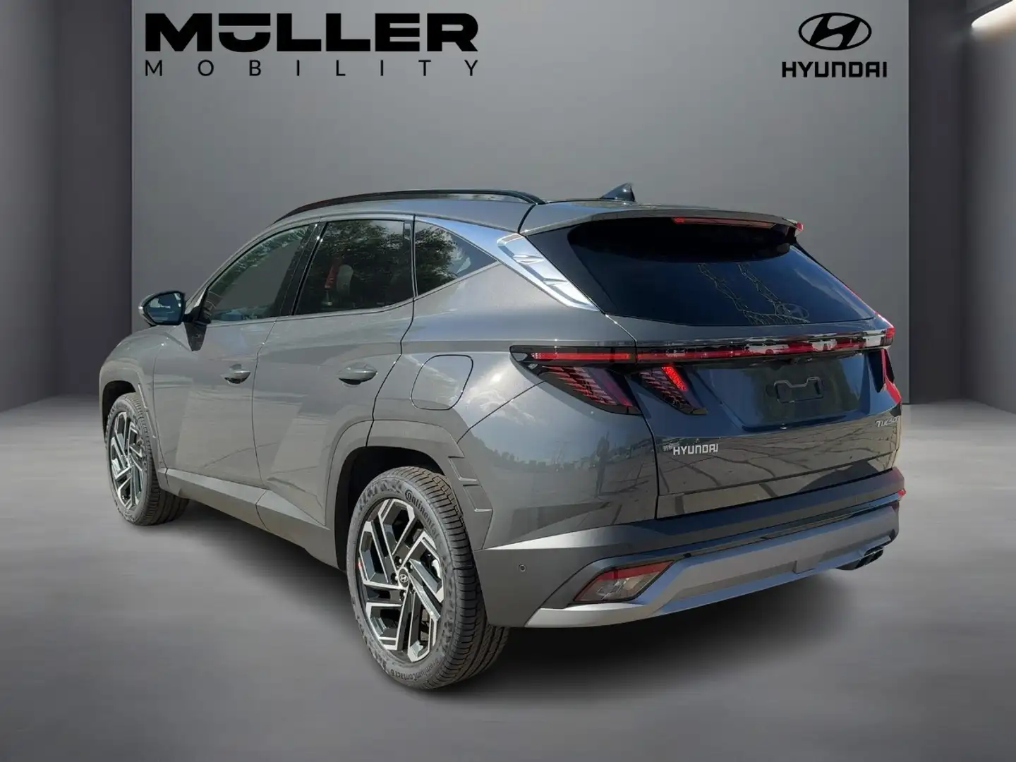 Hyundai TUCSON 1.6 T-GDI Prime HUD|S-Dach|TWA|Pano Grijs - 2