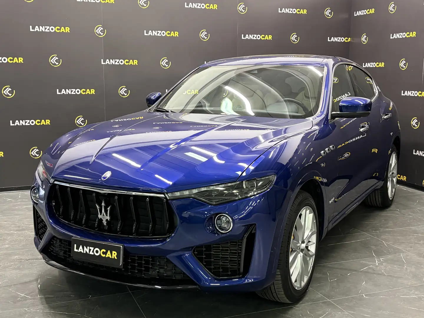 Maserati Levante GRANSPORT 275CV*TETTO*PELLE*PINZE GIALLE* Bleu - 1