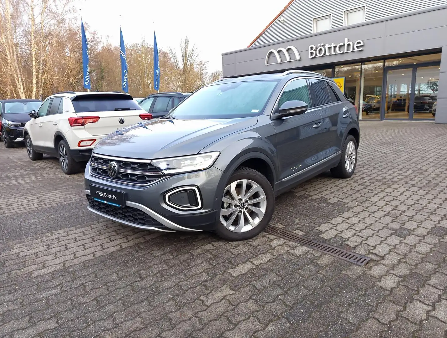 Volkswagen T-Roc Style 1.0 TSI Android Auto Metallic Grau - 1