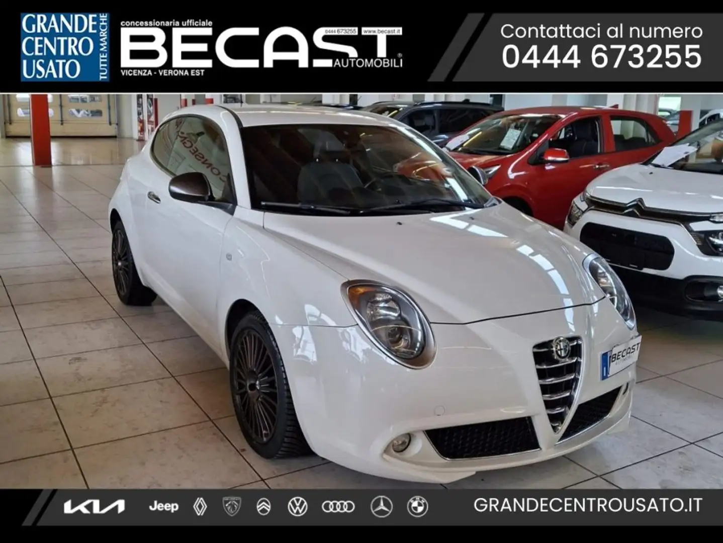 Alfa Romeo MiTo 1.3 JTDm 85 CV S&S Racer UNICO PROPRIETARIO Weiß - 1
