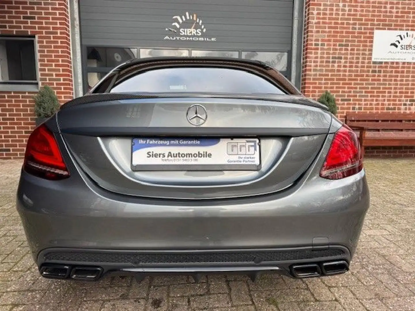 Mercedes-Benz C 200 C200 HYBR 4MATIC AUT,LEDER,PANO,BURM,AMG SPORT Grau - 2