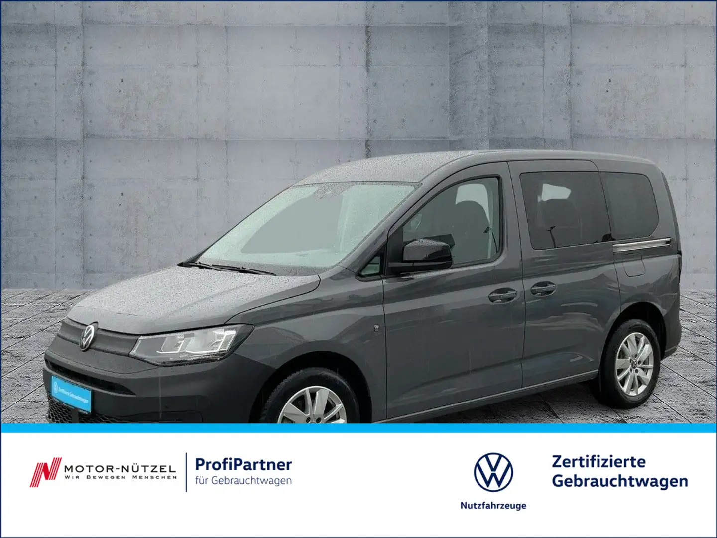 Volkswagen Caddy 2.0 TDI NAVI+SHZ+RFK+2xPDC+GRA+MFL+AID+AHK Grau - 1