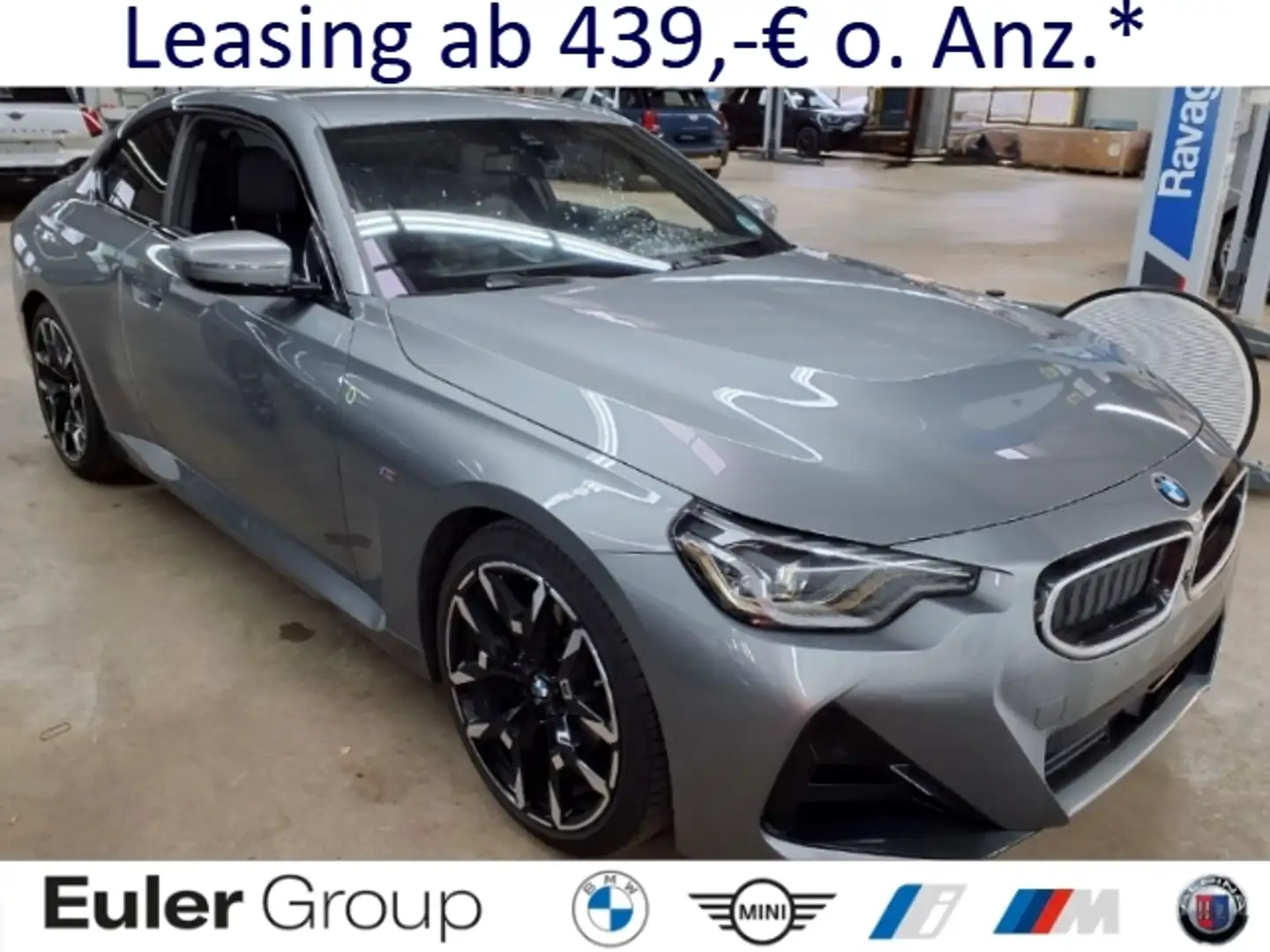 BMW 220 i Coupe A M-Sport Sportpaket Navi Digitales Cockpi Grau - 1