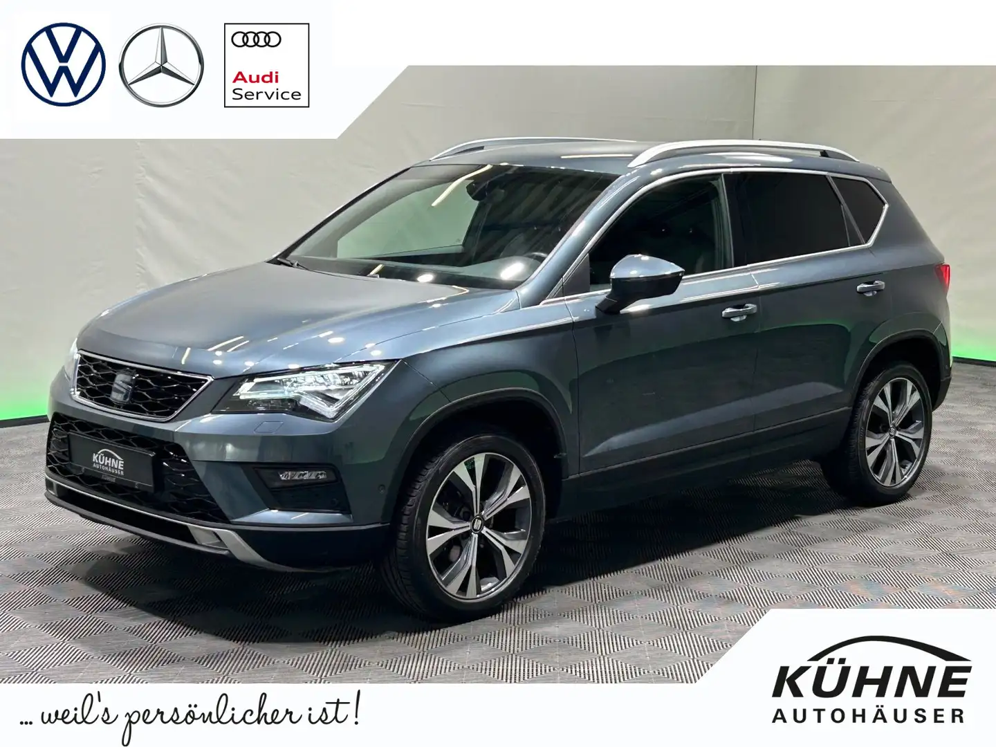 SEAT Ateca XCELLENCE 1.5 TSI | AHK NAVI DAB LED BEATS Grau - 1