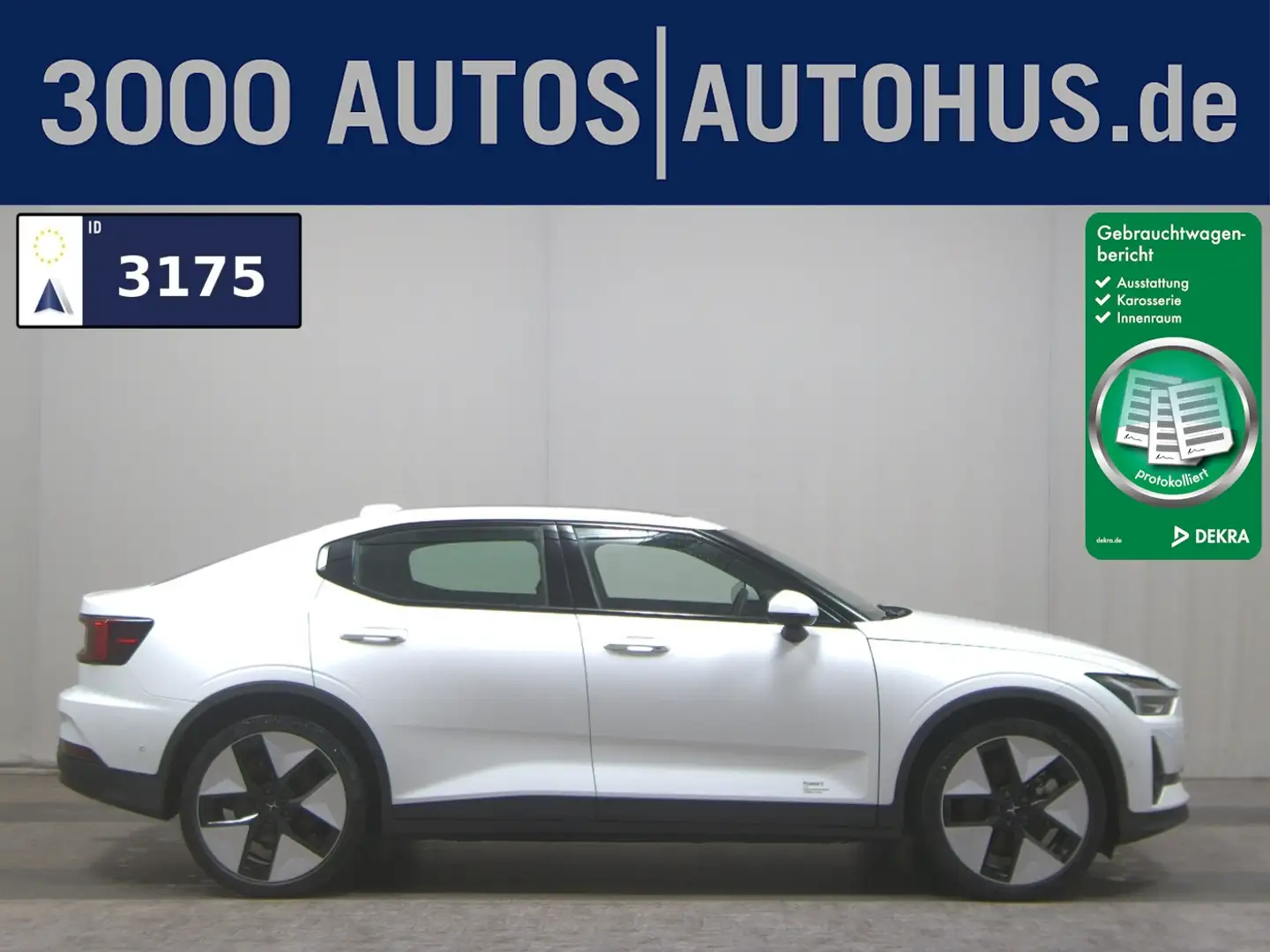 Polestar 2 Navi LED Pano 360° H/K AHK BLIS Weiß - 1