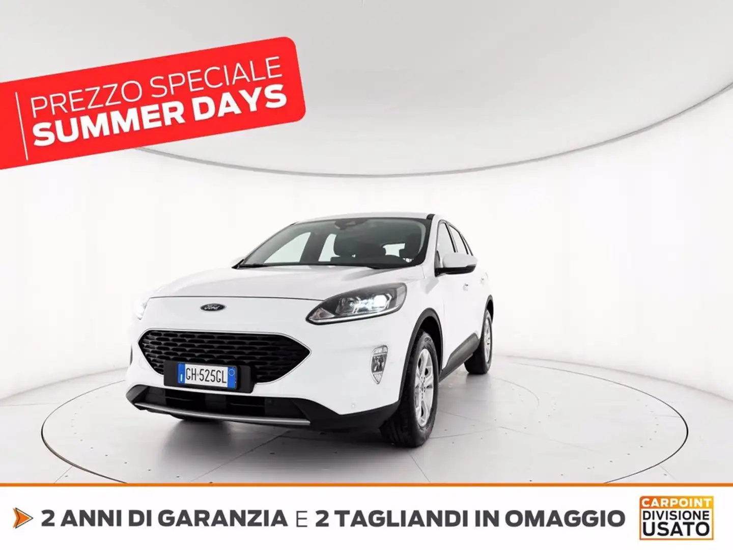 Ford Kuga 1.5 ecoboost connect 2wd 120cv Bílá - 1