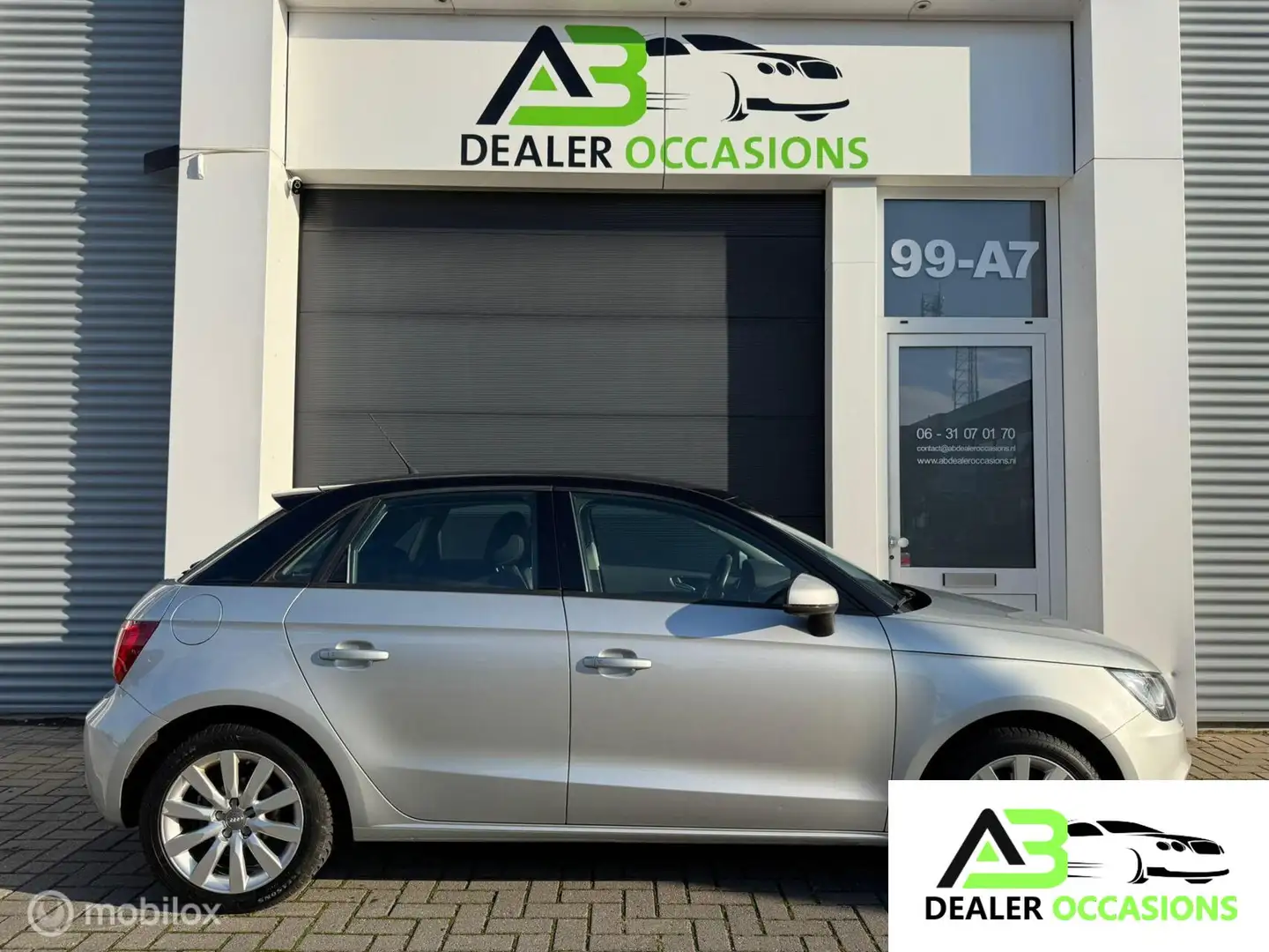 Audi A1 Sportback 1.4 TFSI Pro Line S 5DRS,Climate/Led/Nav Zilver - 2