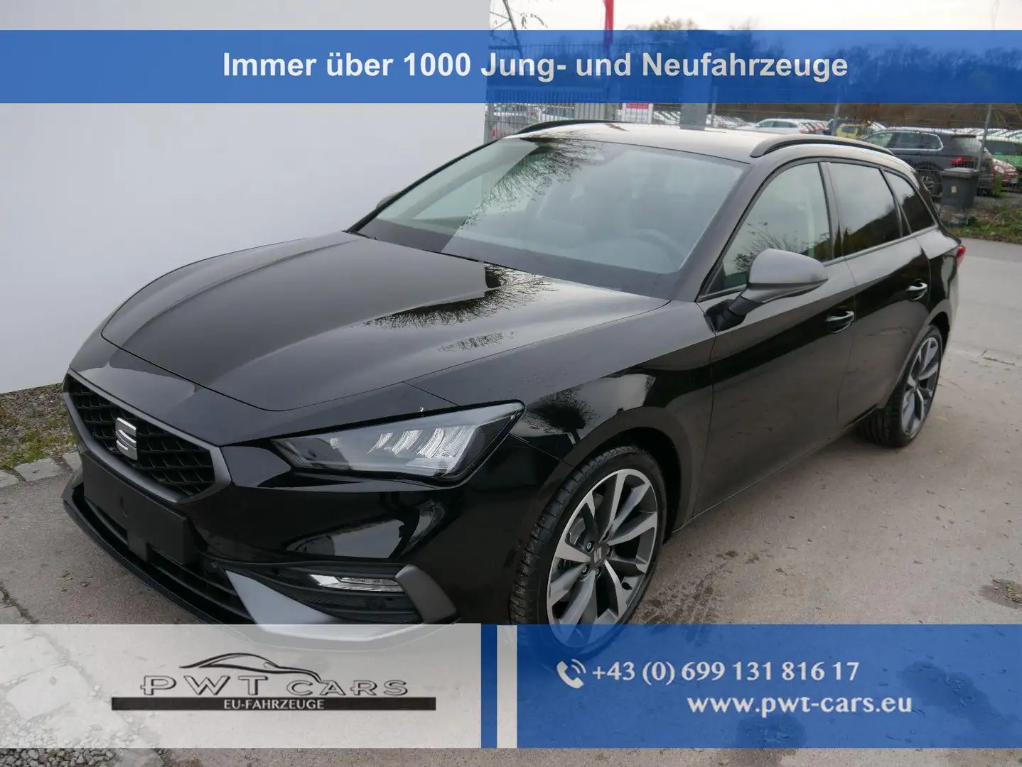 SEAT Leon Sportstourer FR Kombi 2.0 TDI DSG*NAVI*ACC*5J-G... Schwarz - 1